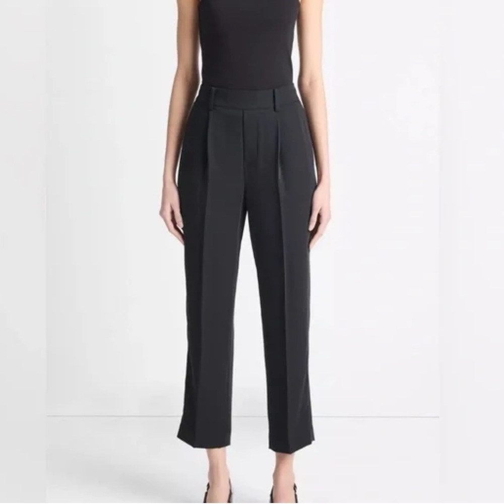 NWOT Vince Tapered Pull-On Pants Black Business Casual Women’s Size XS